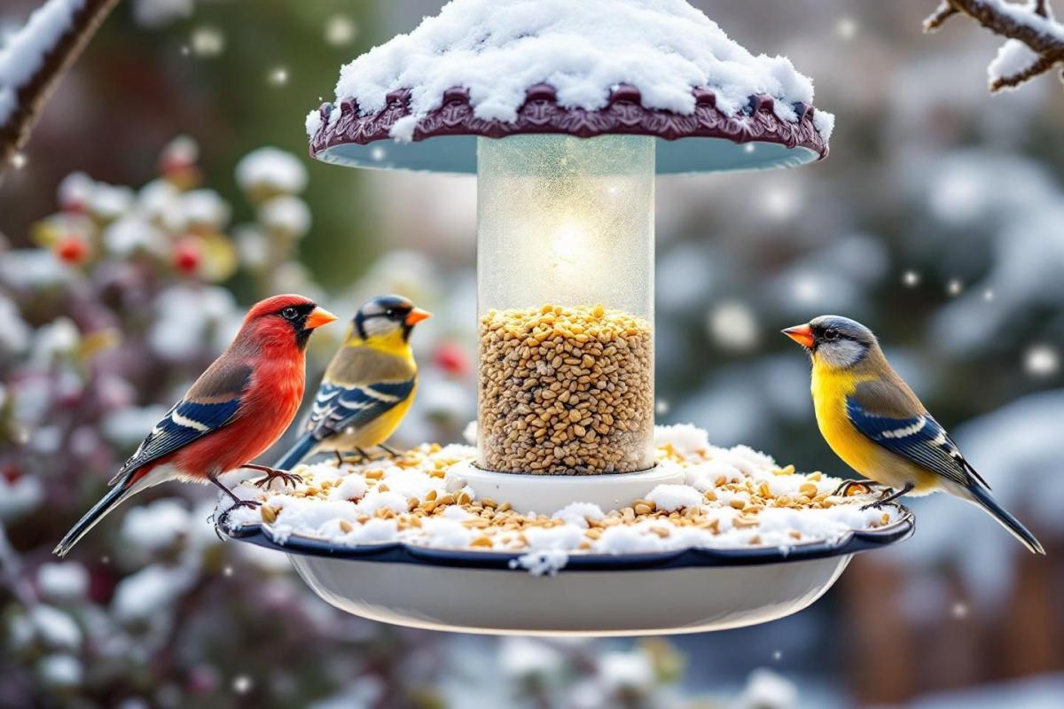 Comment aider les oiseaux à passer l'hiver dans votre jardin